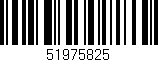 Código de barras (EAN, GTIN, SKU, ISBN): '51975825'