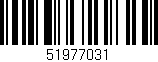 Código de barras (EAN, GTIN, SKU, ISBN): '51977031'