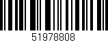 Código de barras (EAN, GTIN, SKU, ISBN): '51978808'