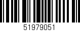 Código de barras (EAN, GTIN, SKU, ISBN): '51979051'