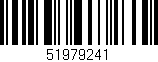 Código de barras (EAN, GTIN, SKU, ISBN): '51979241'