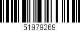 Código de barras (EAN, GTIN, SKU, ISBN): '51979269'
