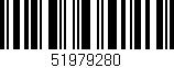 Código de barras (EAN, GTIN, SKU, ISBN): '51979280'