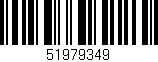 Código de barras (EAN, GTIN, SKU, ISBN): '51979349'