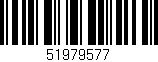 Código de barras (EAN, GTIN, SKU, ISBN): '51979577'