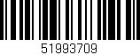 Código de barras (EAN, GTIN, SKU, ISBN): '51993709'