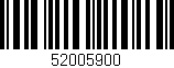 Código de barras (EAN, GTIN, SKU, ISBN): '52005900'