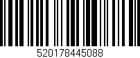 Código de barras (EAN, GTIN, SKU, ISBN): '520178445088'