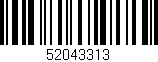Código de barras (EAN, GTIN, SKU, ISBN): '52043313'
