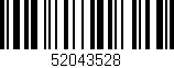 Código de barras (EAN, GTIN, SKU, ISBN): '52043528'