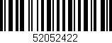 Código de barras (EAN, GTIN, SKU, ISBN): '52052422'