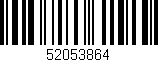 Código de barras (EAN, GTIN, SKU, ISBN): '52053864'