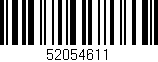 Código de barras (EAN, GTIN, SKU, ISBN): '52054611'