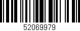 Código de barras (EAN, GTIN, SKU, ISBN): '52069979'