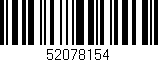 Código de barras (EAN, GTIN, SKU, ISBN): '52078154'