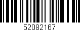 Código de barras (EAN, GTIN, SKU, ISBN): '52082167'