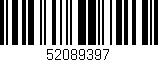 Código de barras (EAN, GTIN, SKU, ISBN): '52089397'