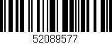 Código de barras (EAN, GTIN, SKU, ISBN): '52089577'