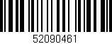 Código de barras (EAN, GTIN, SKU, ISBN): '52090461'