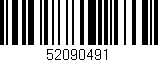 Código de barras (EAN, GTIN, SKU, ISBN): '52090491'