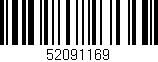 Código de barras (EAN, GTIN, SKU, ISBN): '52091169'