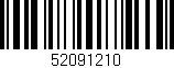 Código de barras (EAN, GTIN, SKU, ISBN): '52091210'