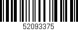 Código de barras (EAN, GTIN, SKU, ISBN): '52093375'
