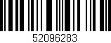 Código de barras (EAN, GTIN, SKU, ISBN): '52096283'