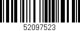 Código de barras (EAN, GTIN, SKU, ISBN): '52097523'