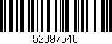 Código de barras (EAN, GTIN, SKU, ISBN): '52097546'