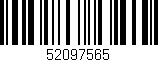 Código de barras (EAN, GTIN, SKU, ISBN): '52097565'