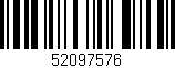 Código de barras (EAN, GTIN, SKU, ISBN): '52097576'