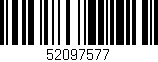 Código de barras (EAN, GTIN, SKU, ISBN): '52097577'