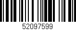 Código de barras (EAN, GTIN, SKU, ISBN): '52097599'