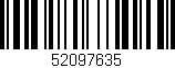 Código de barras (EAN, GTIN, SKU, ISBN): '52097635'