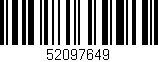 Código de barras (EAN, GTIN, SKU, ISBN): '52097649'