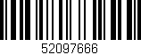 Código de barras (EAN, GTIN, SKU, ISBN): '52097666'