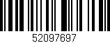 Código de barras (EAN, GTIN, SKU, ISBN): '52097697'