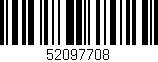 Código de barras (EAN, GTIN, SKU, ISBN): '52097708'