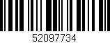 Código de barras (EAN, GTIN, SKU, ISBN): '52097734'