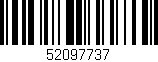 Código de barras (EAN, GTIN, SKU, ISBN): '52097737'
