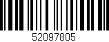 Código de barras (EAN, GTIN, SKU, ISBN): '52097805'
