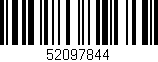 Código de barras (EAN, GTIN, SKU, ISBN): '52097844'