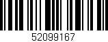Código de barras (EAN, GTIN, SKU, ISBN): '52099167'