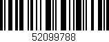 Código de barras (EAN, GTIN, SKU, ISBN): '52099788'