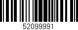 Código de barras (EAN, GTIN, SKU, ISBN): '52099991'