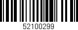 Código de barras (EAN, GTIN, SKU, ISBN): '52100299'