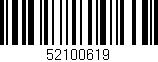 Código de barras (EAN, GTIN, SKU, ISBN): '52100619'