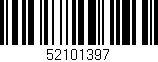 Código de barras (EAN, GTIN, SKU, ISBN): '52101397'