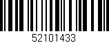 Código de barras (EAN, GTIN, SKU, ISBN): '52101433'